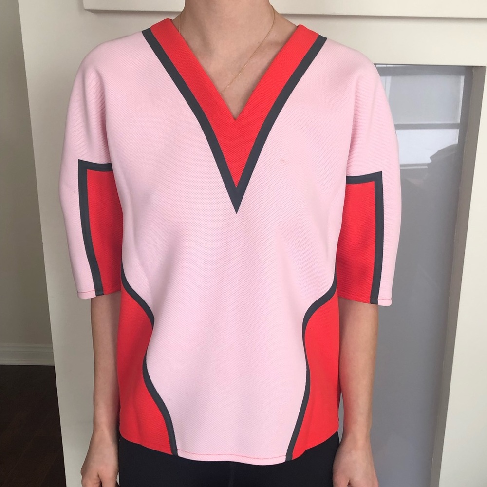 Co+Co structured colorblock top size XS